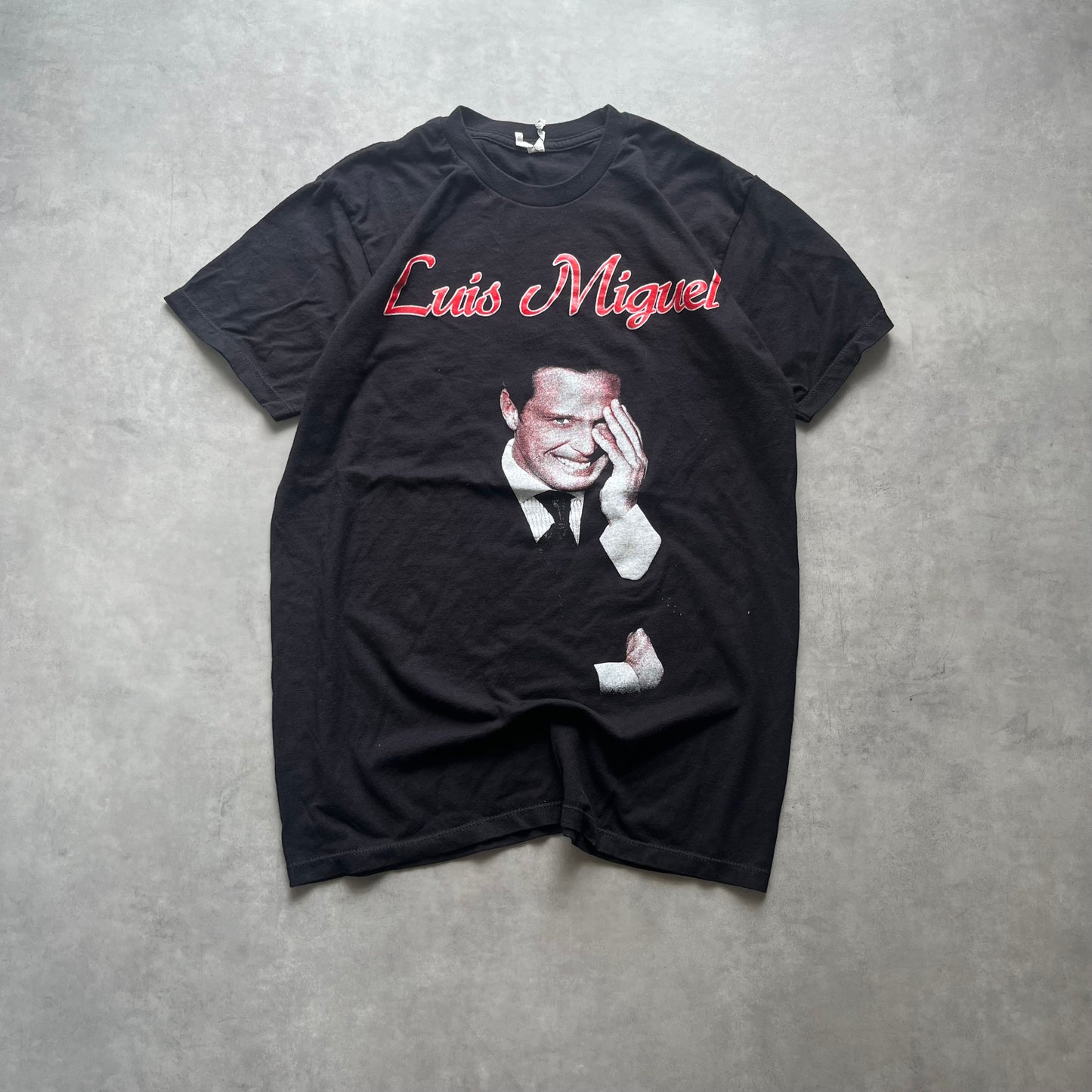 【USED】Luis Miguel Tour Tee 2014 Band Style Graphic T-Shirt