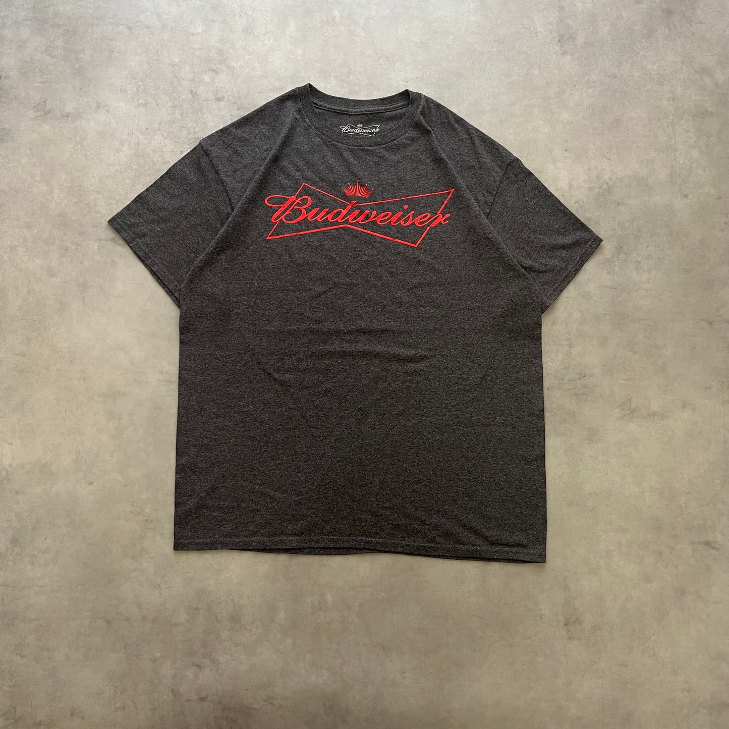 【USED】Budweiser Logo T-Shirt Beer Graphic Tee Street Style