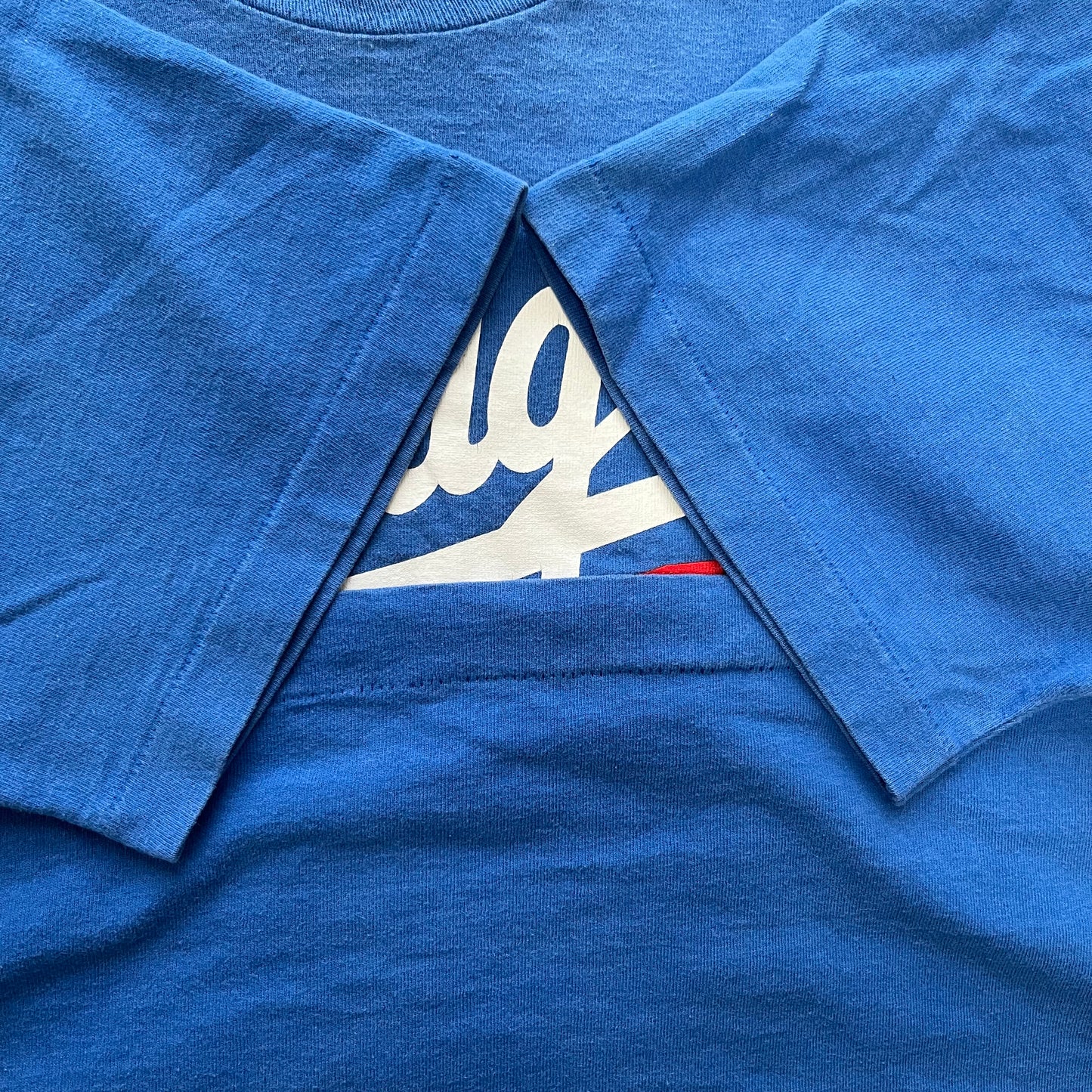 【USED】90s Dodgers NOMO Hero Tee USA Made Majestic
