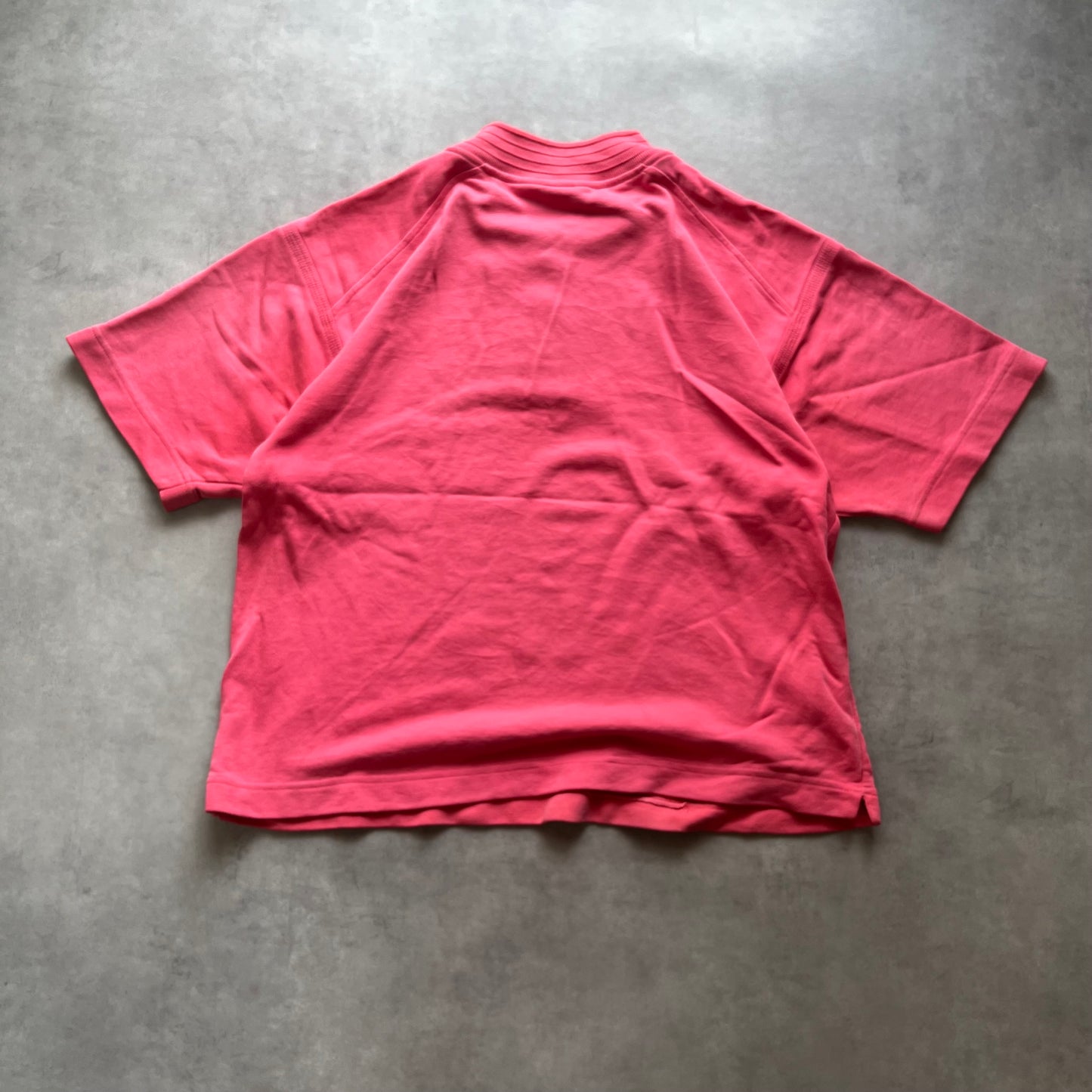 【USED】90s Nike Embroidered Sweat Tee Pink Big Arm Style