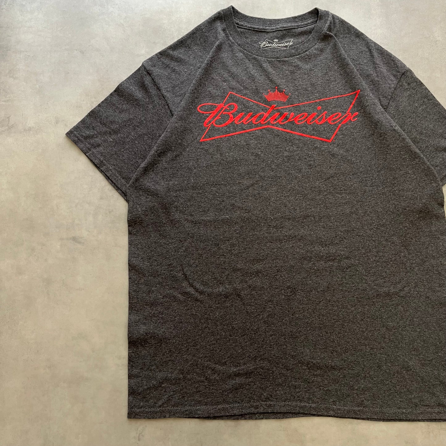 【USED】Budweiser Logo T-Shirt Beer Graphic Tee Street Style