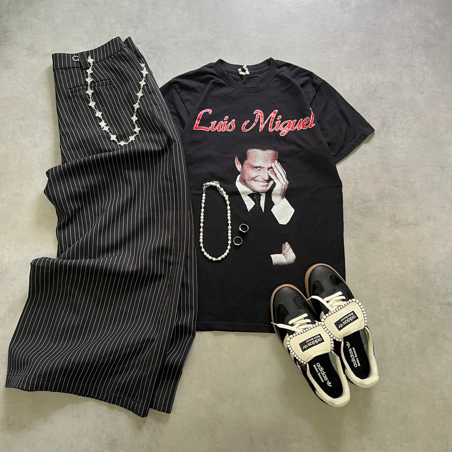 【USED】Luis Miguel Tour Tee 2014 Band Style Graphic T-Shirt