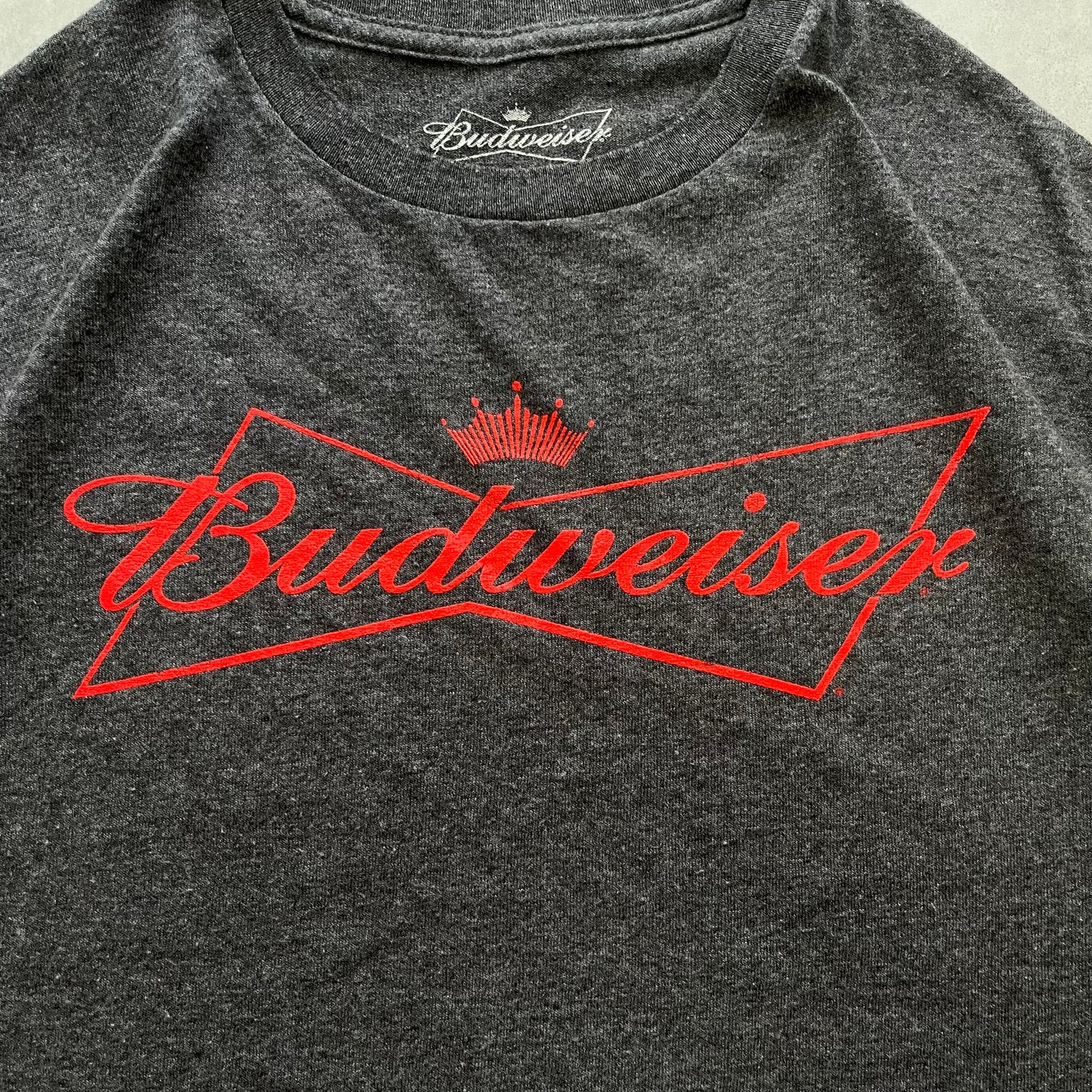 【USED】Budweiser Logo T-Shirt Beer Graphic Tee Street Style