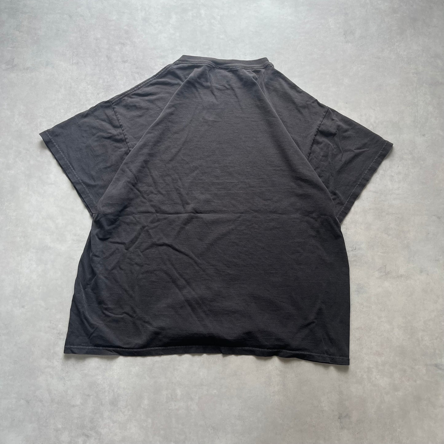 【USED】90s Delta Joke Message Tee Oversized Black