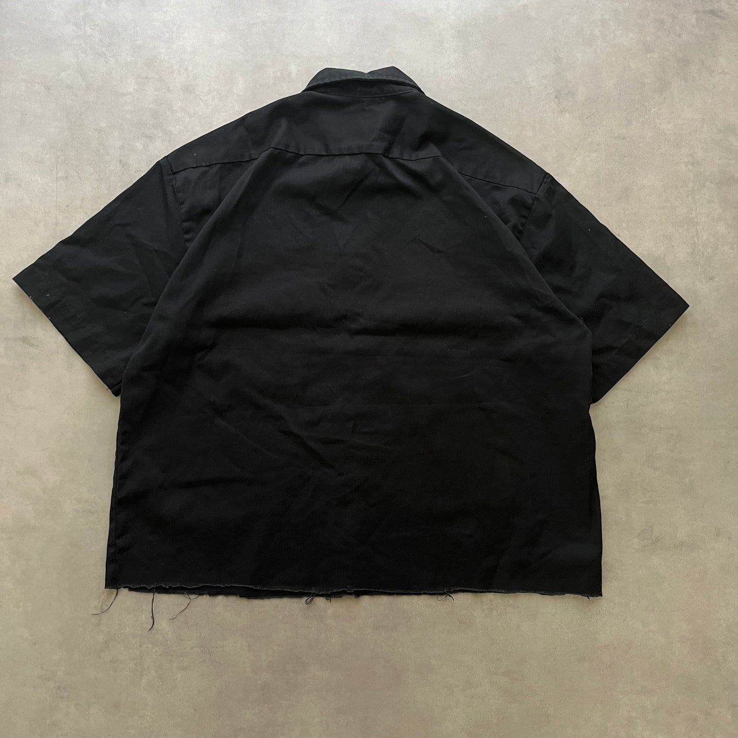 【USED】Dickies Raw Hem Work Style Short Shirt