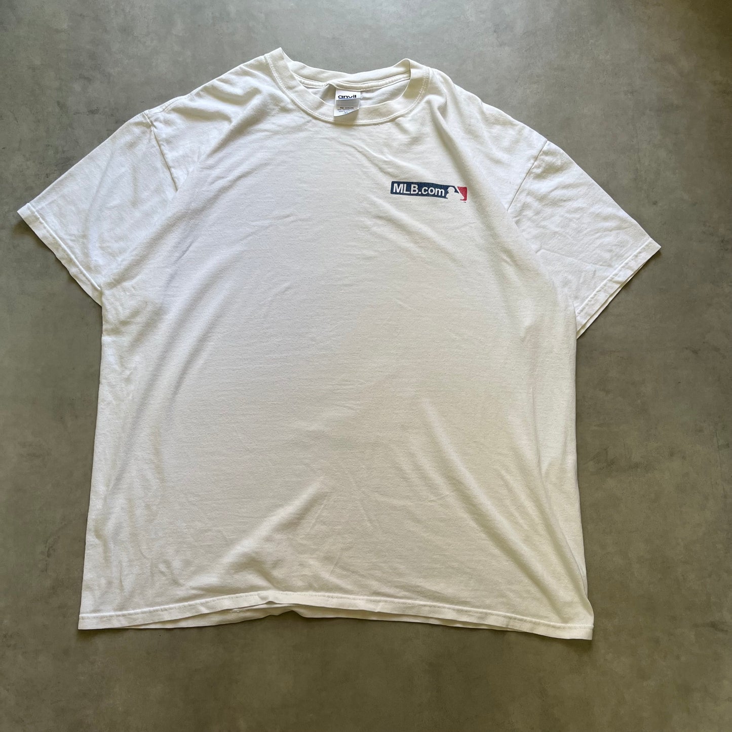 【USED】MLB Mariners Tee White XL Anvil Body