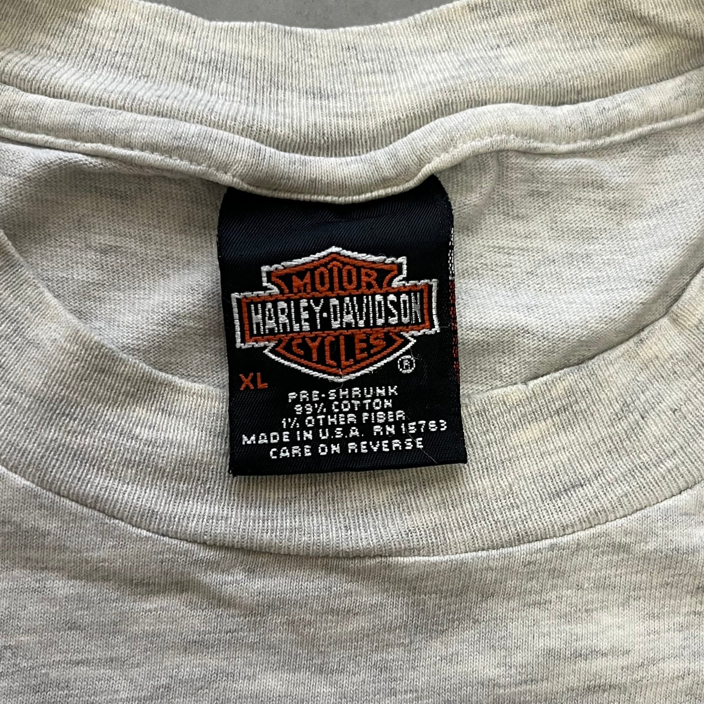 【USED】Harley-Davidson 1998 USA Made Double-Sided Print Tee XL