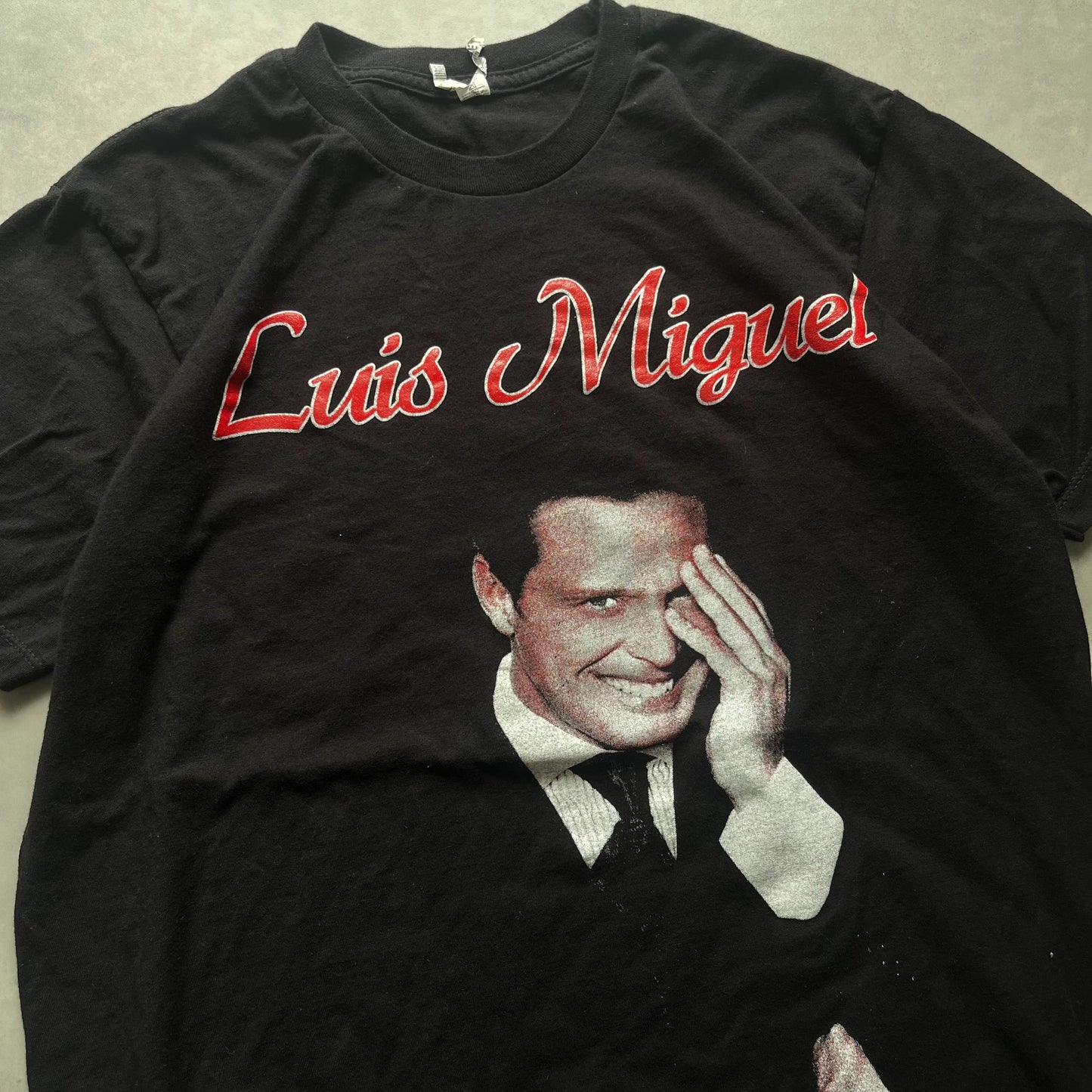 【USED】Luis Miguel Tour Tee 2014 Band Style Graphic T-Shirt