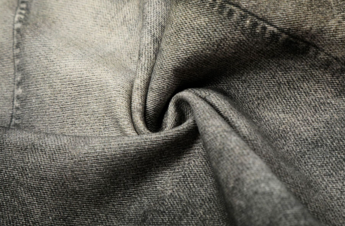 Deconstructed Wide-Leg Denim Pants