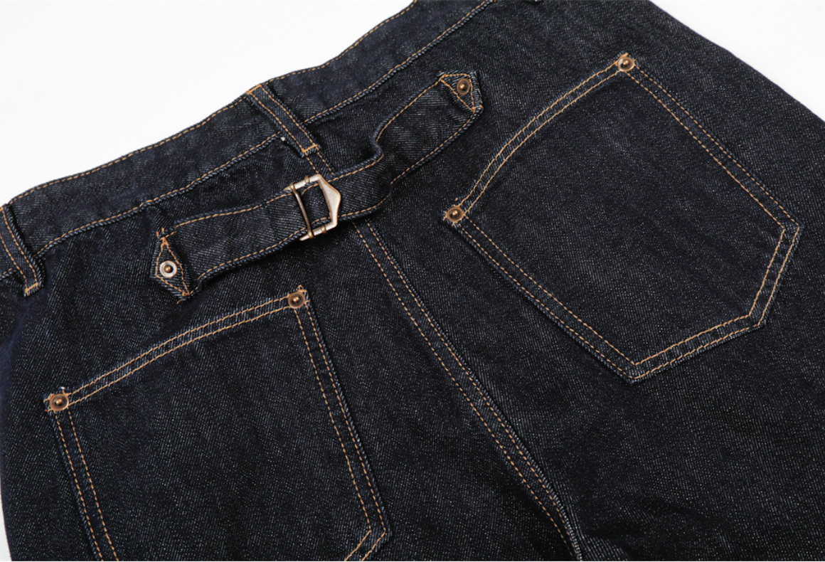 Colorfast Pocketed Flare Hem Cleanfit Trousers
