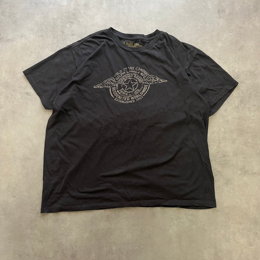 【USED】Polo Jeans Company Graphic Tee Y2K Style Black