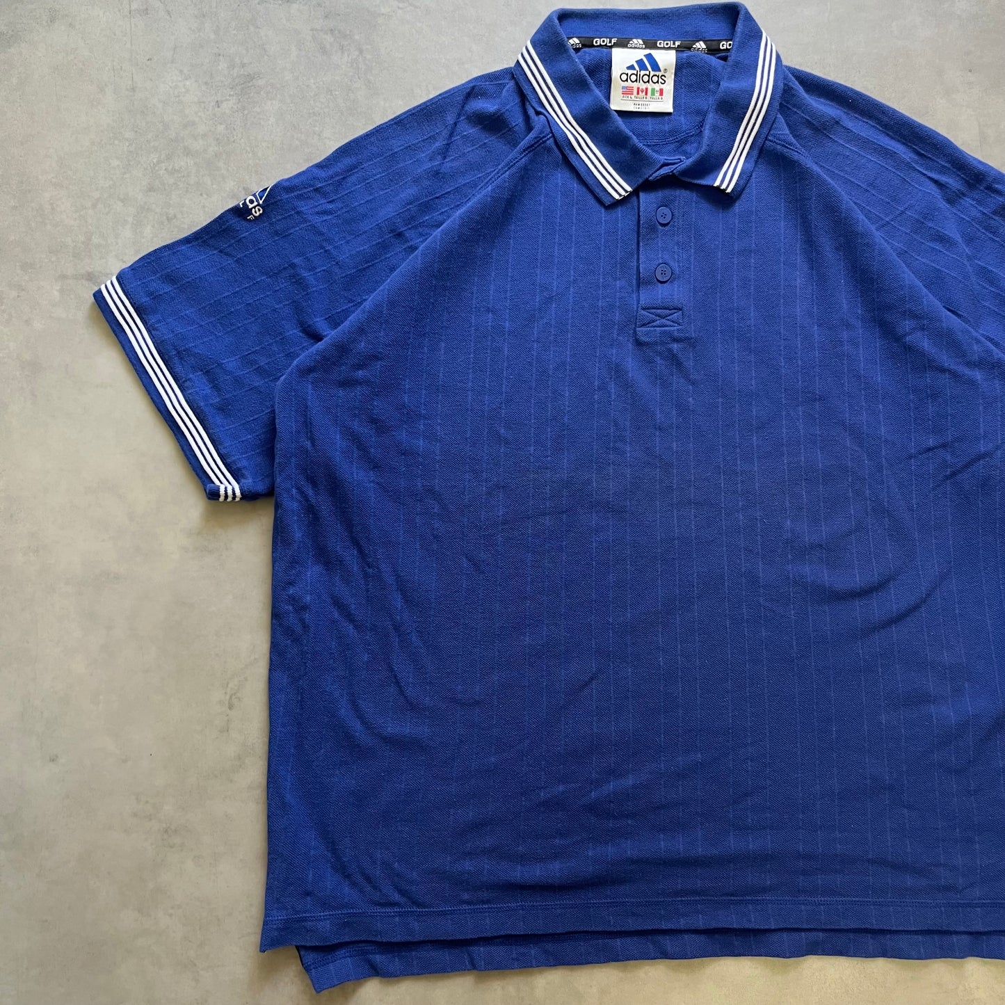 【USED】90s Adidas Golf Polo Shirt Embroidered Logo